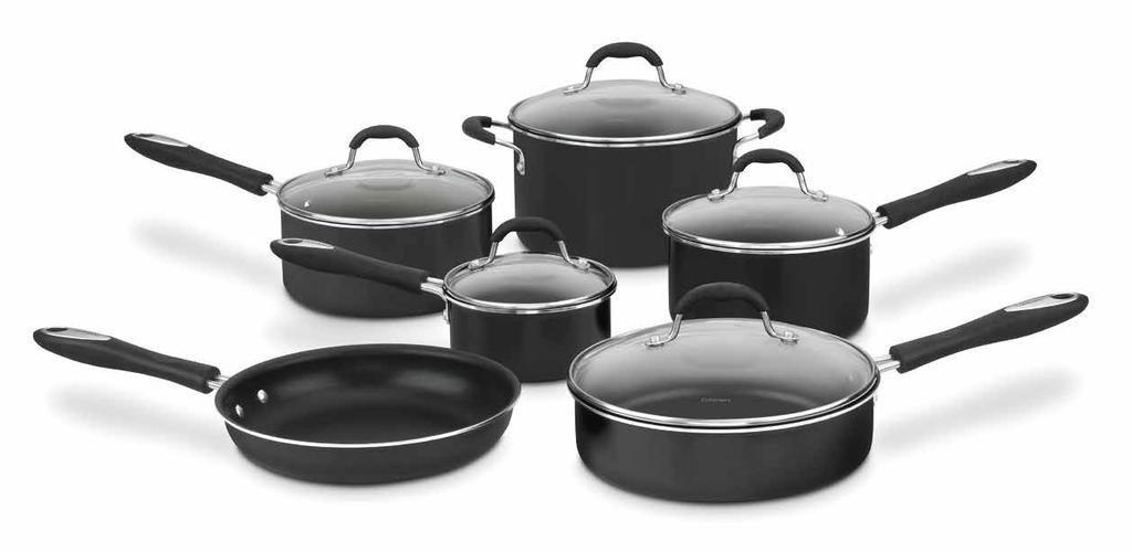 From reheating a single portion of soup to preparing a full-course dinner, Cuisinart makes it easy. 55-11BK and 55-11R Sets Include: 1 Qt.