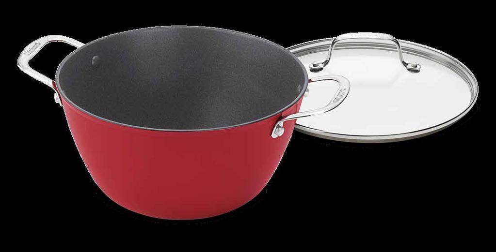 Easily deep-fry, stew or braise any meal! 5.25 Qt.