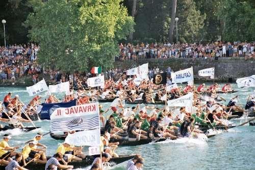 The boat marathon race is an amateur sports competition of the ladjas, traditional indigenous