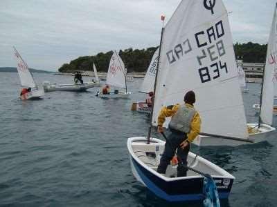 The very racing is held at small archipelago near Hvar,