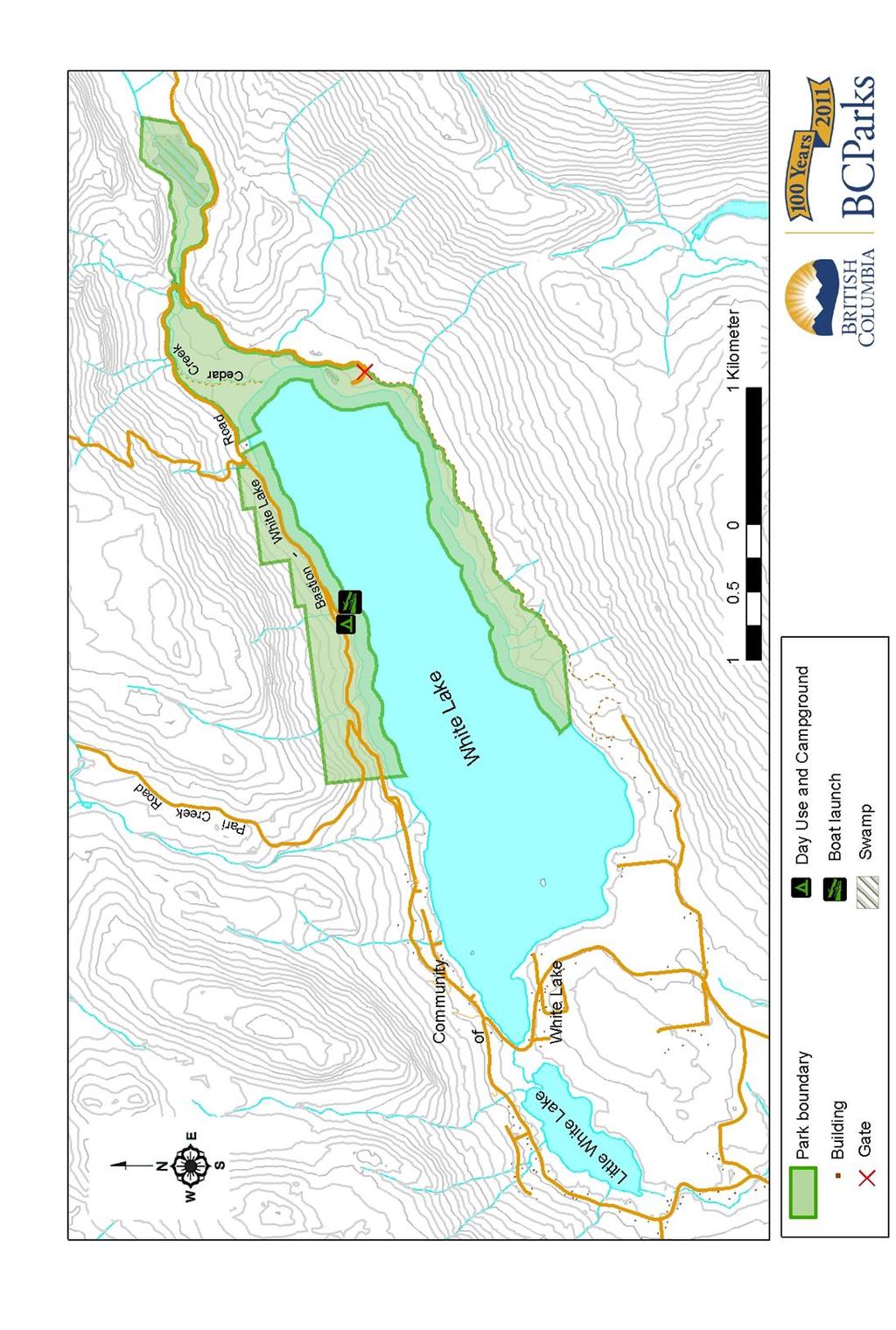 Figure 2: Map of White Lake Park