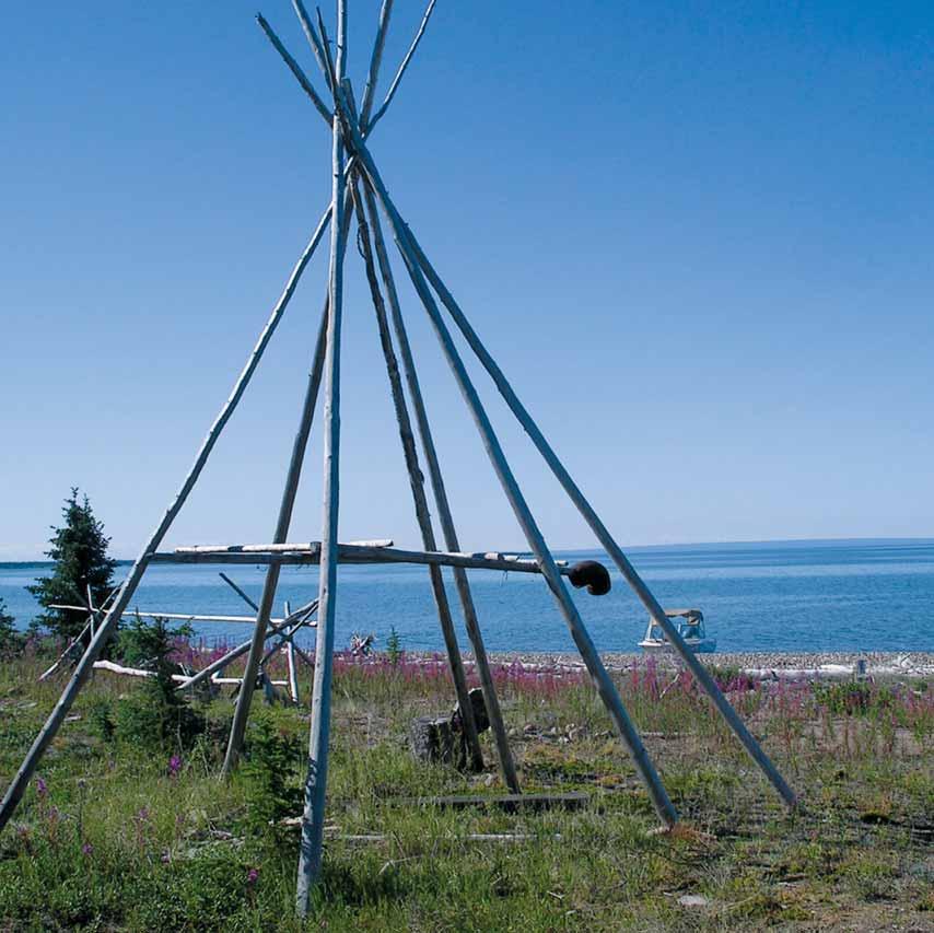 NEW PROTECTED AREA TERRESTRIAL Creation of Saoyú-ʔehdacho National Historic Site in the Northwest Territories In 2009, two peninsulas bordering on Great Bear Lake, an area of 5,565 km 2 (or