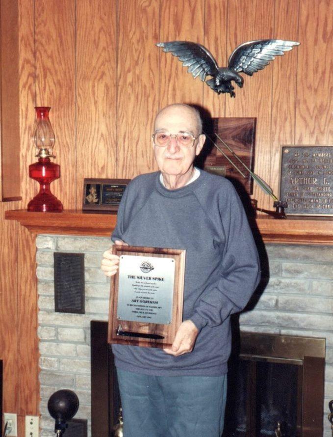 \ HISTORY OF THE SILVER SPIKE AWARD By Charlie Keeling Greg Matthews was superintendent when the Silver Spike Award was started, about 1991 or 1992.
