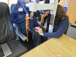 Simulating the legroom on an
