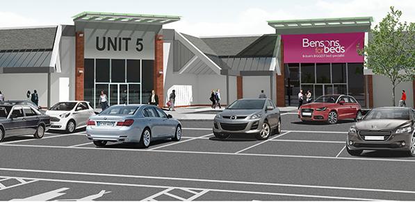 and extension Realign the car park to improve access and circulation Encourage a wider range of uses to enhance customer dwell time Unit 10 Unit 5 PLANNING Planning consent has been granted for an