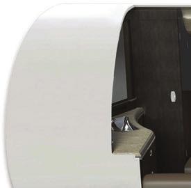 Spacious and customizable lavatory