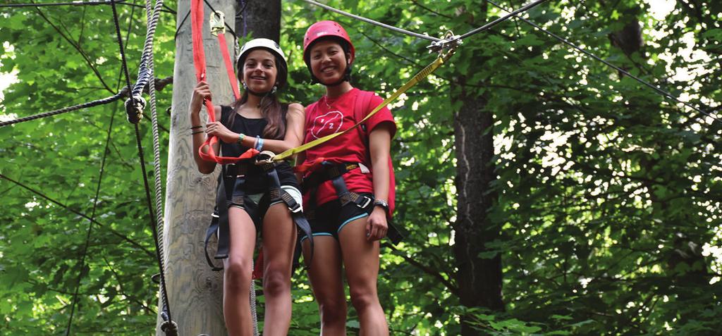 TEAM BUILDING Recreational activities are a great way to get students active, get them interested in the outdoors and develop skills they will use throughout the lifetime.