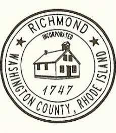 TOWN OF RICHMOND, RHODE ISLAND 5 Richmond Townhouse Road Wyoming, RI 02898 (401) 539-9000 www.richmondri.
