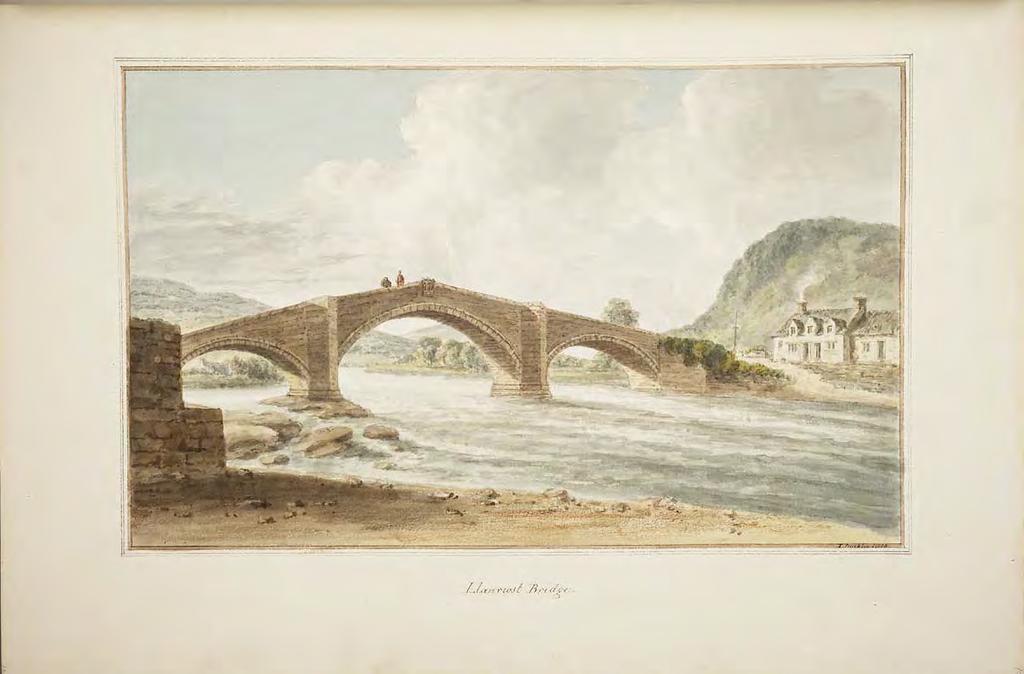 Fig. 3 Print of Llanrwst Bridge by