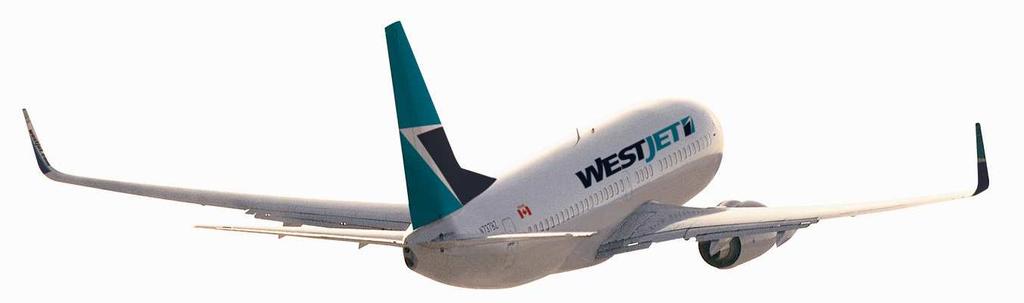 SUMMARY - WHY INVEST IN WESTJET Earnings margins are consistently among the top tier in the industry Proven track record of profitable growth Award winning culture and highly engaged workforce