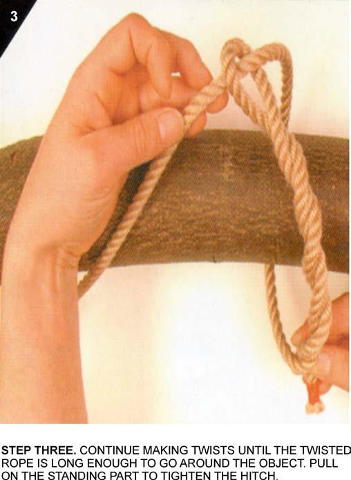 Figure 12-5-3 (Sheet 2 of 2) Timber Hitch D. Pawson, Pocket Guide to Knots & Splices, Chartwell Books, Inc. (p.