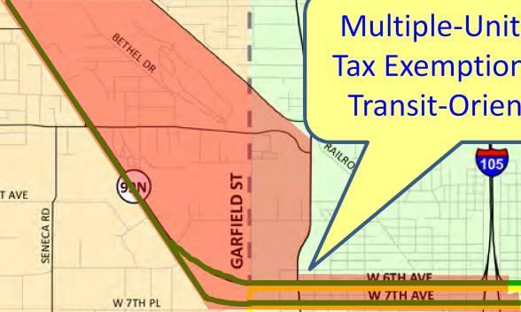 Exemption (MUPTE) Transit-Oriented Area W.