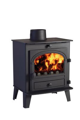 IF YOU ARE LIMITED FOR SPACE OR WANT TO FIT A STOVE IN AN AWKWARD SPOT, THE CONSORT 5 SLIMLINE COULD BE AN IMAGINATIVE SOLUTION.