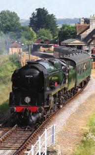 SWANAGE RAILWAY Take a leisurely trip behind an historic steam engine through an area of natural beauty. Travel through the beautiful Purbeck countryside with stunning views of Corfe Castle.