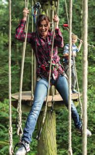 GO APE FOREST ADVENTURE Fun for everyone - take on a Tree Top Adventure (including Tarzan swings and epic zip-wires) and get back in touch with your inner ape.