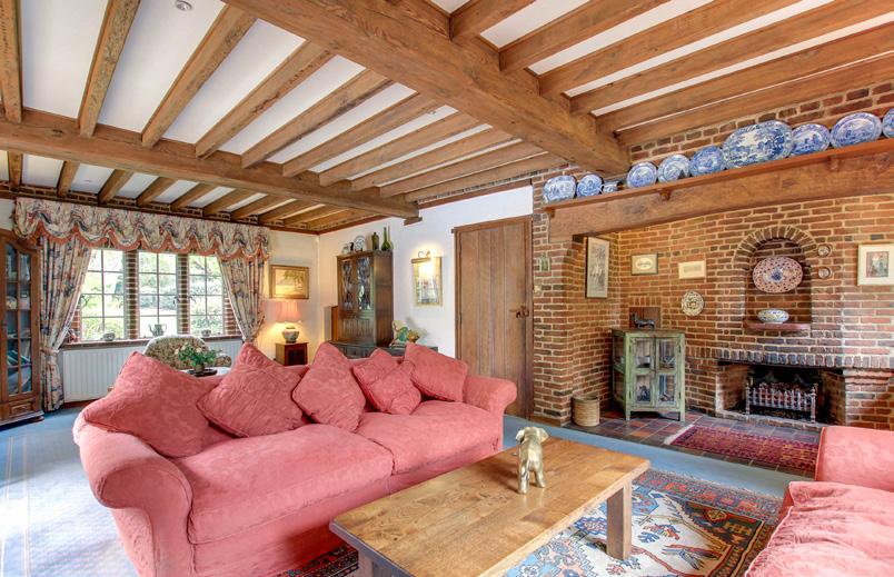 Interior The main accommodation includes a magnificent sitting room which has the most amazing substantial beams which originated from an old workhouse in Norwich, and a beautiful wooden floor which