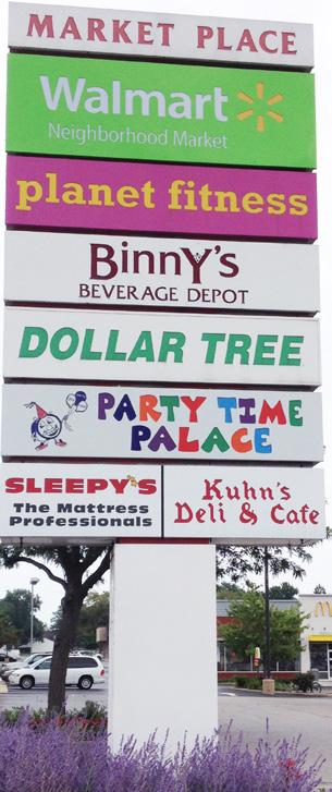 Planet Fitness, Binny s Beverage Depot, Get Air and Dollar