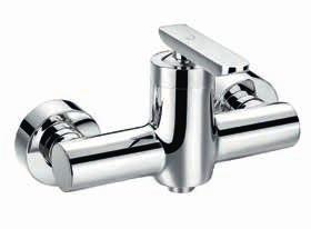 Bristol single lever shower mixer for shower hose with a 1/2" connection FCP 1601 Bristol single