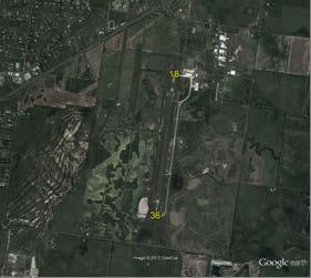 The main runway at Melbourne Airport, 16/34 is 3.