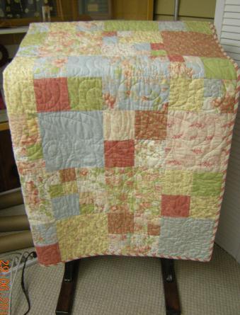 Annie Bridges, made the quilt in the 1920s while at a quilting bee with ladies of the neighborhood.