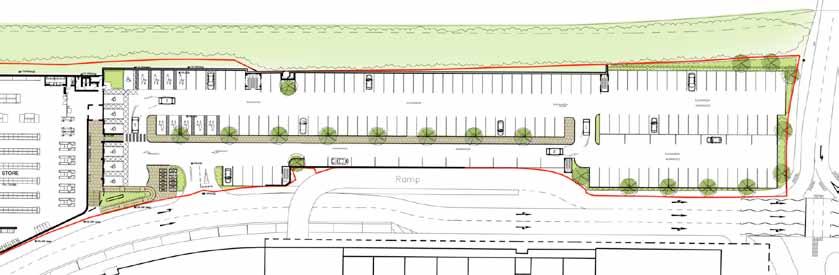 However, the proposals provide for the building to be stepped back from Manor Road if the maximum height (13m) is