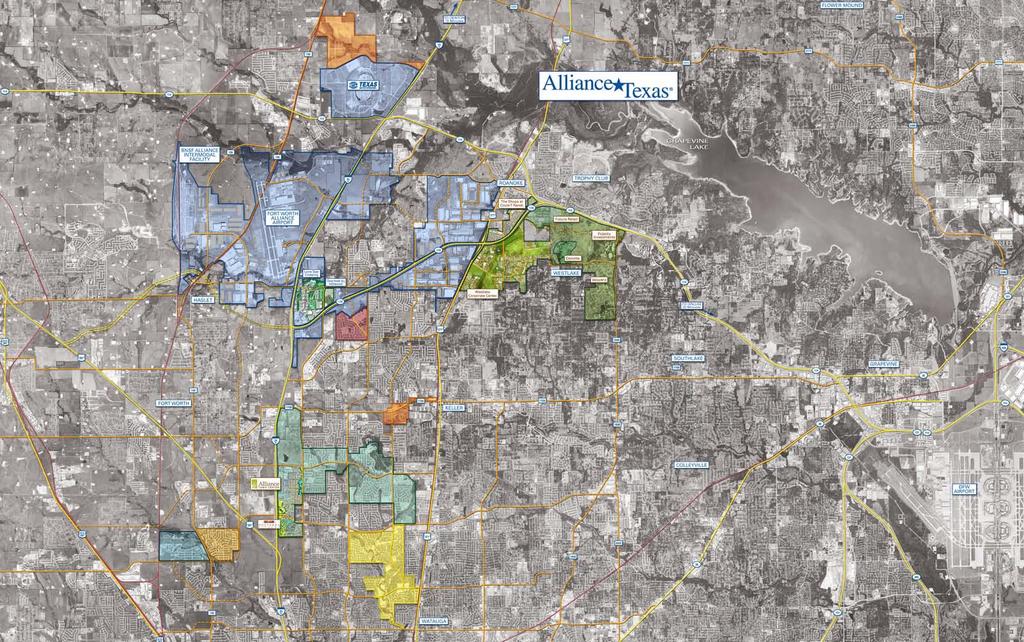 17,000 acre Master-Planned Development N o Larger than Manhattan by 15% o Located within two counties (Denton