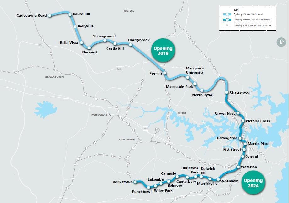 Alignment from Sydney Metro Industry Briefing Toronto Regional Express Rail Project will transform the existing GO Transit diesel-rail commuter system into an electrified railway network in Greater