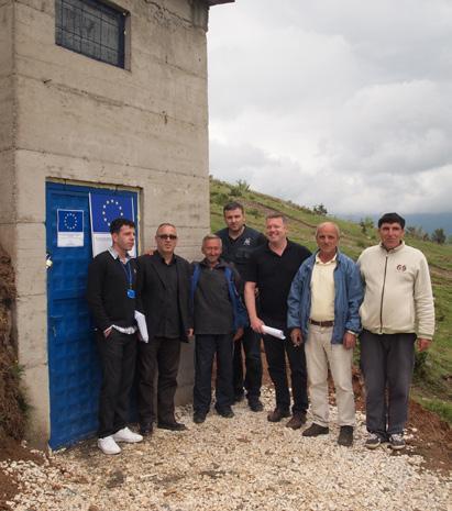 An EU-funded Programme, managed by the European Union Office in Kosovo EU-Community Stabilization II provides water supply for village and raspberry plantation in the Shar mountains The village of
