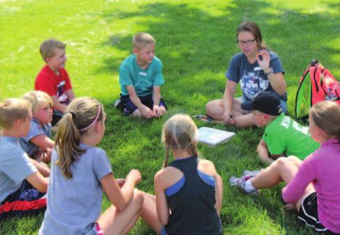 IF KIDS TRUST YOU WITH THEIR PLAY, THEY'LL TRUST YOU WITH WHAT YOU SAY. DARELL SMITH activity-intensive, Fircreek is programintensive, including a weekly theme. Kids can come for more than one week.