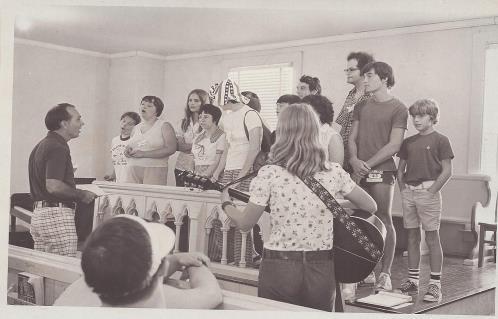Retreat. This first camp was at the Baptist Assembly, Fort Caswell, NC.