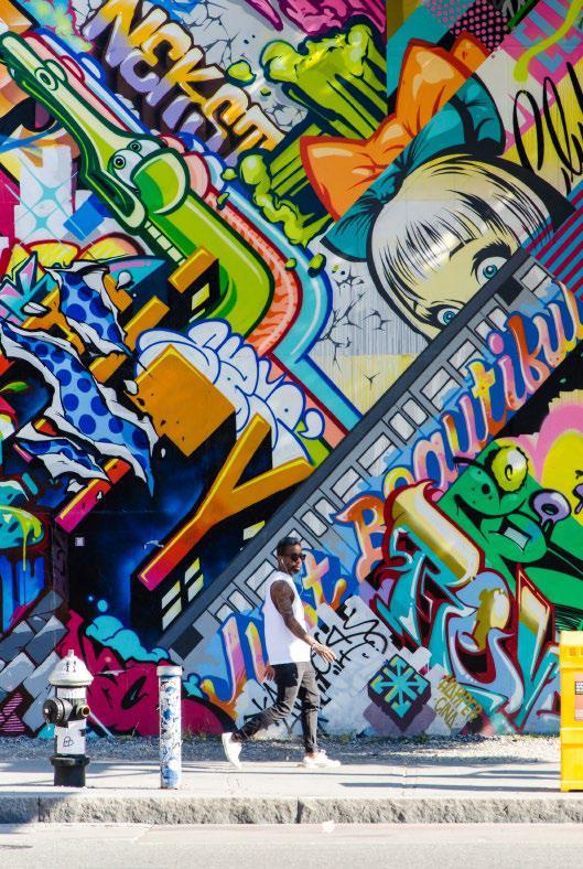 71 velkejablko.eu KULTÚRA A ATRAKCIE Pouličné umenie (Street Art) New York City Street Art Vás transformuje do krajiny s umením pod šírym nebom.