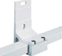 2000 is relatively simple to fit, even in a niche. The niche wall bracket was designed especially for niche mounting. Here, the securing screws are accessible from above.