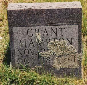 At some point, Grant and Ina divorced without having any children. Grant was Grandma s hired hand who helped Grant s Stone at Fannon Cemetery.