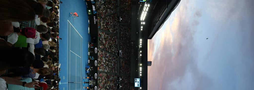 The Grand Slam of Asia Pacific In 2019, Events Travel are celebrating 25 years of helping fans travel to Melbourne for the Australian Open.