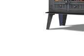 The Hawk 4 and Herald 6 can be built as double-sided stoves, which means both sides have doors.