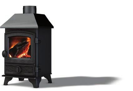 features of our larger stoves; including a cool-touch riddling handle and innovative Cleanburn