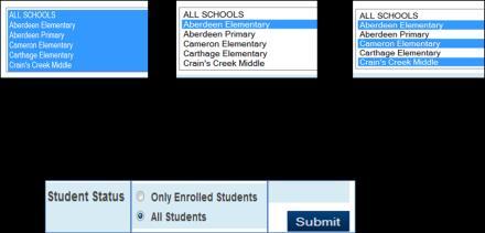 Purging TIMS Transportation Data from PowerSchool 3. Users can select to Purge Transportation Data from All Schools One School Multiple Schools Purging TIMS Transportation Data from PowerSchool 5.