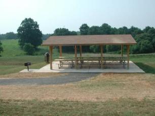 Picnic facilities Picnic unit outdoor space in a picnic facility that