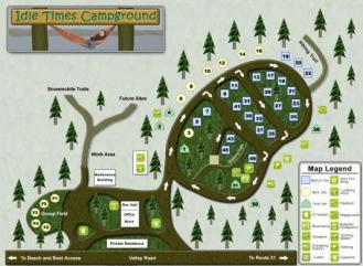 Two new terms Camping facility developed for outdoor recreational purposes that contains