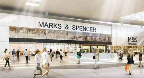ANCHOR STORES Marks & Spencer will open a full range department store within Axiom.