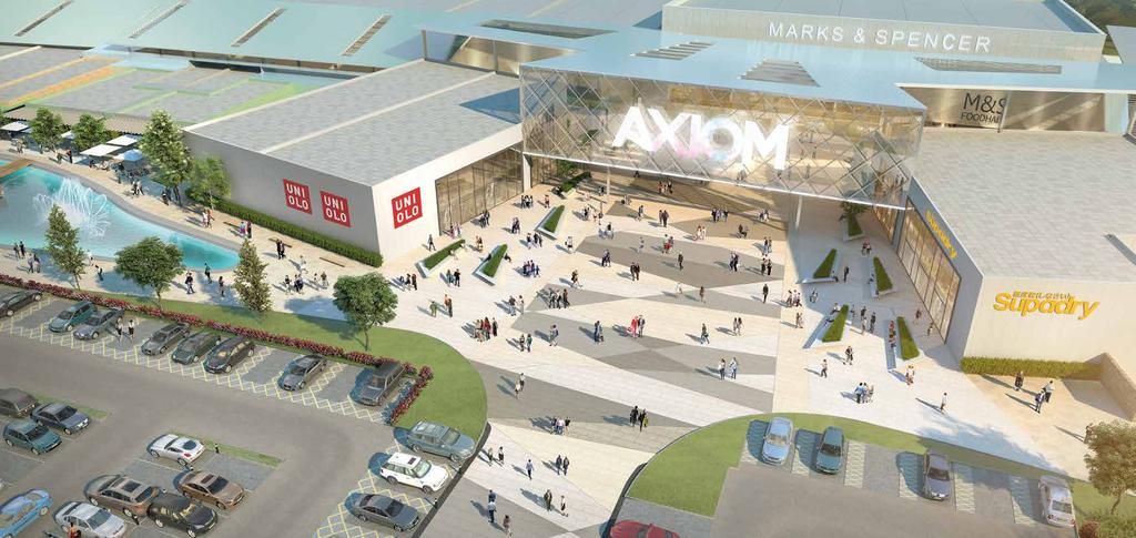 THE DESIGN Axiom will be the first out-of-town shopping centre to be built in England for 20 years.