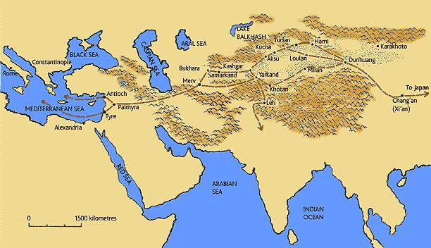 THE GREAT SILK ROAD The Great Silk Road plays an important role on connecting of