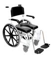 00 75401757900 BE6500 Commode-Rolling Shower Chair Aluminum Frame, 24 Rear Wheels- Self Propelled Each $1,622.