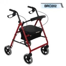 QUAD WALKER - MULTI ADJUST SEAT New height adjustable seating design. Designed with an easy height adjustment system. New light touch lock brake system.