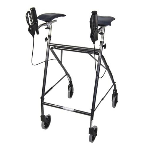 The handles bars are multi adjustable for angle and fore/aft function BRO212B WALKING TUTOR FOREARM GUTTER FRAME Provides assistance for those who have