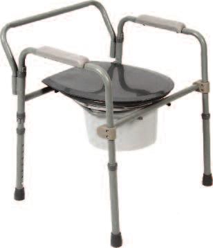 with lid Seat height adjustment: 16-22 (41-56 cm) Overall width 26