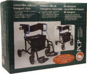 Dual cross brace for added stability 4 Dual locking rear wheels for safe,