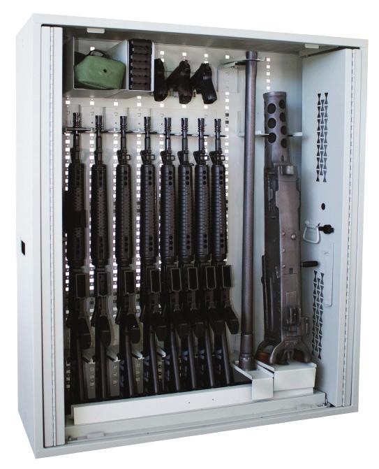 RETRACTABLE WEAPON RACKS Retractable Weapon Racks Retractable Weapon Racks (RWR) take up the least space of all the weapon racks by neatly securing the