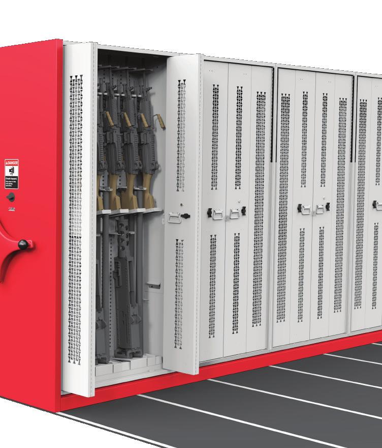 OVERVIEW Lifetime Warranty on all Weapon Racks Interchangeable Components between any weapon rack or cabinet Store any combination of weapon types Acommodate new inventory in minutes by adding or