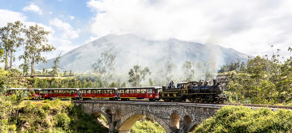 ITINERARY: QUITO GUAYAQUIL /3 NIGHTS TUESDAY TO FRIDAY DAY 1: VISIT THE GREAT OTAVALO MARKET STEAM LOCOMOTIVE ACROSS THE NORTHERN VALLEYS Check in at Swissôtel lobby from 06:30 am.